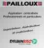 Prise de service encastrable grand clapet en PVC utilitaire ASPIRATION drainvac PR09125 S.A.S Pailloux 