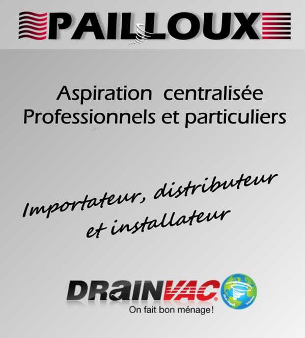 Support mural métallique pour flexible accessoires aspiration drainvac SU-0200 S.A.S Pailloux